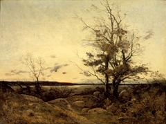 Sunset Landscape by Henri-Joseph Harpignies