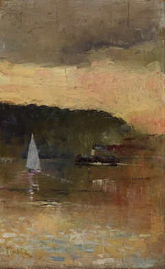 Sunset, Sydney Harbour by Charles Conder