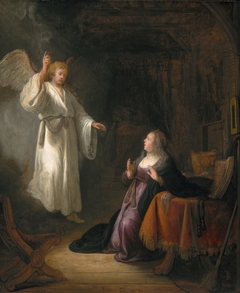 The Annunciation by Rembrandt