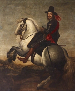 The Archduke Leopold Wilhelm of Austria (1614-1662), Governor of the Spanish Netherlands, on horseback by Anonymous