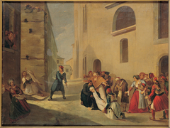 The assassination of Capodistria by Dionysios Tsokos