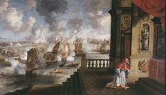 The Battle of Lepanto in 1571 by Jan Peeters the Elder