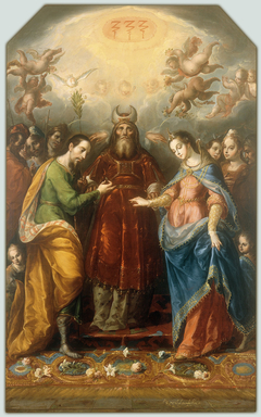 The Betrothal of the Virgin to Saint Joseph by Cristóbal de Villalpando