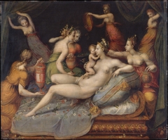 The Birth of Cupid by Master of Flora