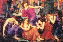 The Captives by Evelyn De Morgan