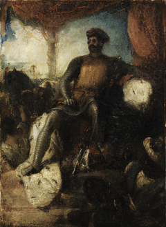 The Crusader by Eugène Delacroix