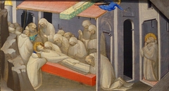 The Death of Saint Benedict: Predella Panel by Lorenzo Monaco