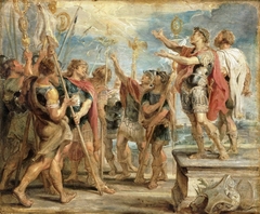 The Emblem of Christ Appearing to Constantine by Peter Paul Rubens