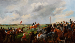 The first steeplechase in South Australia, 25 September 1846 by George Hamilton