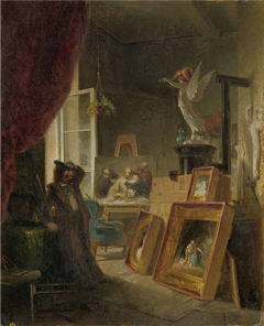 The History Painter by Carl Spitzweg