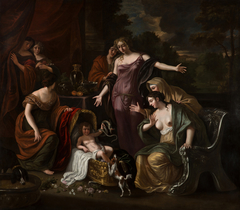 The Infant Hercules Strangling Serpents by Jacob de Wet II