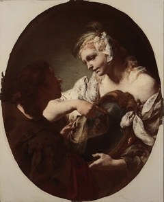 The Magic Mirror by Giovanni Battista Piazzetta