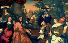 The Musical Party. by Johannes Voorhout