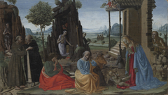 The Mystical Nativity by Jacopo da Sellaio