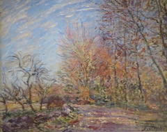 The Outskirts of the Fontainebleau Forest by Alfred Sisley