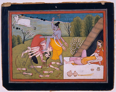 The Parasurama avatar of Vishnu by Anonymous