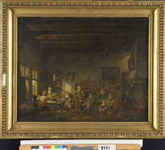 The Public Room in an Inn by Johannes Petrus van Horstok