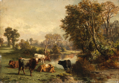 The River Bank by Alfred Grey