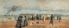 The Seashore by Eugène Louis Boudin