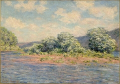 The Seine at Port-Villez by Claude Monet