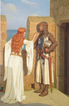 The Shadow by Edmund Blair Leighton