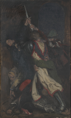 The Squire of Low Degree (one of 15 paintings, intended as a series, some unfinished) by Edwin Austin Abbey