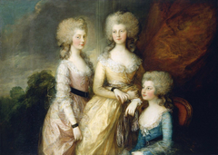 The Three Eldest Princesses: Charlotte, Princess Royal (1766-1828), Augusta (1768-1840) and Elizabeth (1770-1840) by Thomas Gainsborough