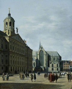 The Town Hall of Amsterdam by Gerrit Adriaenszoon Berckheyde