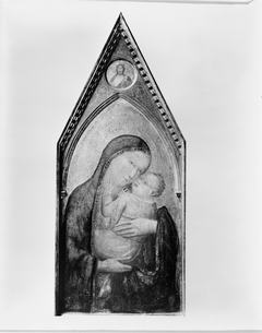 The Virgin and Child, with Christ Blessing by Bernardo Daddi