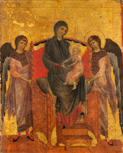 The Virgin and Child with Two Angels by Cimabue