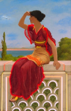 ‘’The signal’’ A tribute to John William Godward by Leon Sternberg