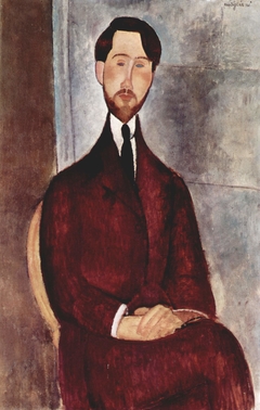 Léopold Zborowski by Amedeo Modigliani