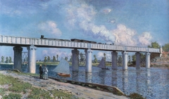 The Railway Bridge at Argenteuil by Claude Monet