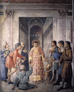 St Lawrence Distributing Alms by Fra Angelico