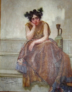 Figura femenina by Juan Luna