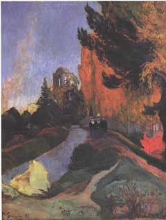 Les Alyscamps, ou Les Trois grâces au temple de Venus by Paul Gauguin