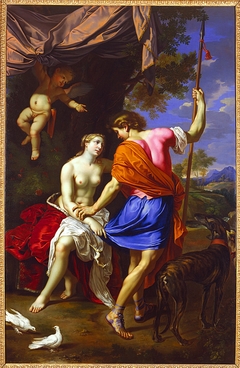 Venus and Adonis by Nicolas Mignard