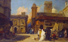 View of Bologna: Capriccio with Eastern Figures by William James Müller