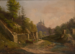 View of Czerna near Krzeszowice by Walery Eljasz Radzikowski