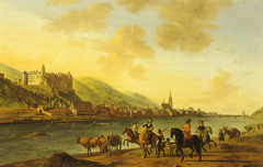 View of Heidelberg Schloss by Gerrit Adriaenszoon Berckheyde