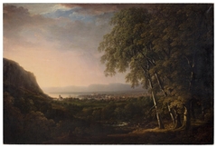 View of Kristiania (Oslo) by Carl Johan Fahlcrantz