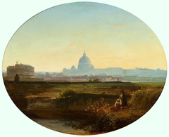 View of Rome by Agostinho José da Mota