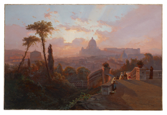 View of Rome by Johann Hermann Carmiencke