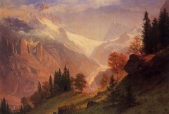 View of the Grindelwald by Albert Bierstadt