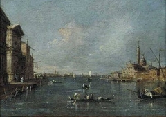 View of the S. Giorgio Maggiore, Venice by Francesco Guardi