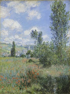 View of Vétheuil by Claude Monet