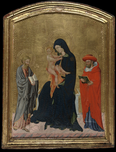 Virgin and Child with Saints Jerome and Bartholomew by Giovanni di Paolo