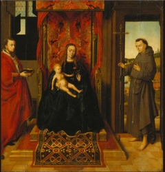 Virgin and Child with Saints Jerome and Francis by Petrus Christus