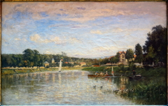 Vue de Brie-sur-Marne by Stanislas Lépine