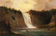 Waterfall on Mont-Morency by Robert S. Duncanson